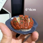 냉장고자석 손으로 그린   와  꼬치 돼지 갈비 찹 3D 냉장고  관광 기념품 스티커 : 신복마켓
