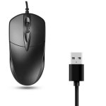 마우스 USB 광학 유선 마우스 노트북 홈 오피스 안티 슬립 롤러 3D 1200 인치 당 점 게임 일시 중지 PC 데스크탑 용 컴퓨터 액세서리 : 세종상... 