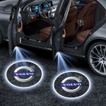 12개 자동차 도어 웰컴 라이트 LED HD 레이저 프로젝터 램프 볼보 XC60 S90 S60 V60 V90 S40 EX30 C70용 : 플레인필드