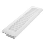 임페리얼 매뉴팩처링 RG1471 루버 플라스틱 바닥 레지스터 White 4x10 Inch 5-Pack : 더안다.
