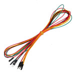 DIY 전자 부품 20 개/몫 2pin 100cm 남성-남성 M-F 점퍼 와이어 2.54mm AWG26 듀폰 케이블 라인 : 동만글로벌9