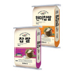 [삼원농산] 찹쌀 10kg + 현미찹쌀 10kg (합 20kg) : 삼원농산