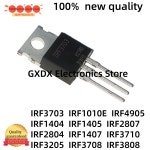 10-20개 IRF1407 IRF2804 IRF3205 IRF3708 IRF1010E : 구대마켓다이노