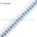 50pcs 0207 SMD 저항기 1R  3M 컬러 링 칩 웨이퍼 저항 1% 1R 2R 4.7R 10R 220 1K 2K 4.7K 10K 22K 1M 3M 옴 원통형 : mdhke01