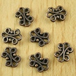 구리 톤 나비 꽃 참 12.1x9.4mm 40개 H1910 : 범이소상단