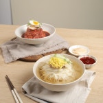 HACCP 부산 개금 35년 전통 밀면 4인분 반반세트 [청결한식품 제일제면] : 제일제면