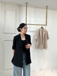 미소쇼룸 쿨 타임 자켓 (BLACK) : 미소쇼룸