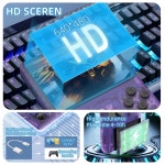 R40S PRO 충전식 휴대용 비디 게임 30000 3800MAH HD 미니 콘솔 레트로 Transparent Blue : 원픽굿초이스몰