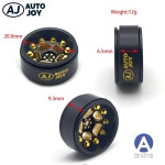  AUTO JOY 3.6mm 황동 오프셋 비드락 휠 림 0.7 20mm 외경 AXIAL SCX30 포드 브론코 지프 4X4 업그레이드 부품용 : TODAY SHOP