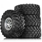 2.2 RC 크롤러 타이어 및 비드락 휠 (1/8 자동차 Trxs TRX4 Axial SCX10 II CC01 Gen8 용) : TODAY SHOP