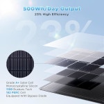 콜선 100W 초박형 플렉시블 태양광 패널 12V, 11BB 23 고효율 ETFE 단결정 패널, 태양광 발전기, 발전소, RV, 마린, 5륜, 트레일러, 밴... 