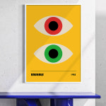 스웨리움 바우하우스 인테리어 포스터 일러스트 그림 액자 Sunset Two Eye : 스웨리움