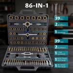 SAE 메트릭 스레드 스레드 크기의 스레드의 내부 다이 ANFRERE 86PC 외부 세트 : 픽앤초이스06