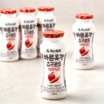 파스퇴르 바른목장 사과당근 요구르트 100ml 5입 6개 : 우성에이스