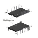 10세트 STGIF5CH60S-X SLLImm 2세대 IPM 3상 인버터 8A 600V 단락 회로  IGBT 26-PowerDIP : 신안글로벌