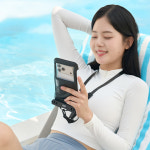 수이즈 IP68  핸드폰 방수팩 휴대폰 스마트폰 아이폰 갤럭시 물놀이 워터파크 준비물 : 지티스몰