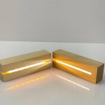 기본 작동 직사각형 나무 아크릴 야간 스탠드 레이저 플렉시 유리 램프 1. usb-slot-15cm : 원정직구6호점