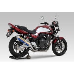 요시무라 YOSHIMURA 슬립온 CB400SF / SB Revo 08 13 14 22 CB400SB... 티타늄 블루 110 458 5480B 슬립온/사이클론 티타늄 : 빅그로우11