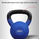 통합형 주철 피트니스 케틀벨 도금 덤벨 홈짐 트레이닝 도구 딥 스쿼트 엉덩이 운동 1. 무광 블루 2KG : 오케이모아15호점