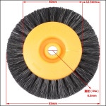 플라스틱 코어 컬러 짧은 강모 브러시 골드 실버 구리 연마 쥬얼리 도구 1. 1Pcs red 65mm : 오케이모아35호점
