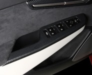 더뉴 EV6 페이스리프트 전용 윈도우 도어 스위치 카본 포인트 몰딩 커버 : 쉘위마트