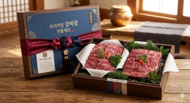 투뿔한우꽃등심.꽃갈비.갈비살1k선물셋트 : 상현동일등축산