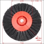 플라스틱 코어 컬러 짧은 강모 브러시 골드 실버 구리 연마 쥬얼리 도구 1. 1Pcs red 65mm : 오케이모아35호점