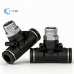 1-30pcs PBPneumatic 커넥터 BSPT M5 1/8 1/4 3/8 1/2 푸시인 퀵릴리스 에어 피팅 배관 PB6-01 : 에이치케이모터스