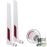 듀얼 밴드 WiFi 안테나 24GHz SMA Male 범 AS AC88U PC 데스크탑과 호환 가능 : 쿠쿠스토어12호