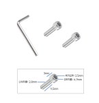 호루스벤누 H2895 멈치 볼트 2.5mm 육각나사 2개+렌치 : 에스엘알샵 영등포점