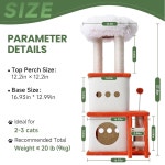 PET FULED 37 트윈 5인치 고양이를 콘도가 실내 고양이 95CM 캣트리 위한 : 모래시계상점