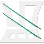 2pcss 실버 520mm 길이 9mm 직경 스틸 더블 스타일 기타 트러스 로드 : 제임플러스