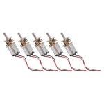 AUAU-5Pcs N20 미니 마이크로 메탈 기어 모터(기어휠 DC 모터 포함) 60RPM 저속 풀 메탈 감속기 : 카리스플라워