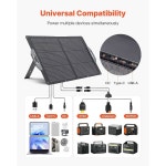 VEVOR 100W 접이식 발전소 타입 MC4 패널 USB 캠핑 태양광 DC 포트 출력 100W : 제6노
