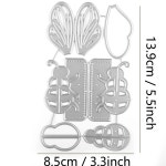 벌집 벌통 벌 테마 금속 커팅 다이 엠보싱 다이컷 카드 제작 스크랩북 공예 1. H7194 : 해외다모아12호점