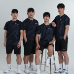 운정스포츠민턴라운지 | 레드썬 경기복 배드민턴의류 블랙 디와이스포츠 권도윤 : 디와이스포츠 운정배드민턴샵