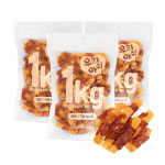 데이스포 우리아이 오리 사사미 고구마, 1kg, 3개 : 펫클럽