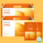 브이나인 물없이 만든 진짜 호박즙 과채주스 국산100% 100mL 25포, 2개 : 브이나인