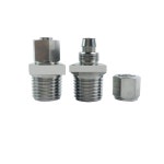 CVTFTYHU 1pcs KFG2L 2H Fittings 1 /2 1008 12mm 10pcs) KFG2(1008-N02 1209 /8 Thread 1075 316 Steel St : Modern Pick