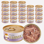 카르마 고양이 주식캔 가다랑어+헤어볼, 80g, 24개 : 슈퍼스타펫