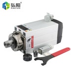 [오션] CNC 스핀들 4.5kw ER25 공냉식 모터 220v 스퀘어 18000rpm 밀링 머신 목공 조각 : 오션글로벌4