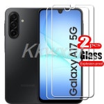 호환용  호환 갤럭시 호환 A17 5G 6.7 강화 유리 커버2PCS samsung 호환GalaxyA17 GalaxyA17 A16 화면 보호기 투명 필름 : 한결리
