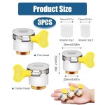 3개 수도꼭지 24mm 호스 어댑터 정수 실버 세탁소 싱크 1 15 키트 거친 정원 필터 : 가디아-1