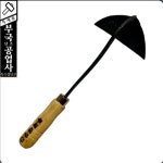 국산 부국대장간 삼각호미 잡초제거 농기구 텃밭 주말농장 괭이 (대 사이즈) : 커넥트코리아