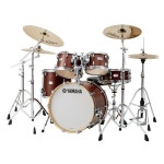 TMP0F4SAC18 [Tour Custom20 + A Custom 3 YAMAHA 버스 드럼 스탠다드 세트 심벌즈 사양] [칼라:초콜릿 : CROSS THE SEA
