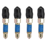 Dsnaduo 4 PCS 스피드 블리더, 블리더 밸브, 브레이크 블리더 나사, 먼지 캡이 있는 퀵 블리더, M7x1 0-34 5mm, H9411-4, 105400, 639570... 