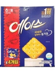 해태 에이스 1744g 436g x4 대용량 크래커 버터쿠키 사무실 단체 간식 과자 : 코코수니
