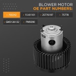 sykrss hvac 송풍기 모터 700242 코발트 호환 gm312132, g5 pm9290 05-10, 75778, 히터 15-81101, ac 06-11, 팬 07-09, : 이즈백마켓