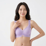 썸머 쿨링 심리스 브라 여름 냉감 여성 언더웨어 브라탑 노와이어 : 소마니파니