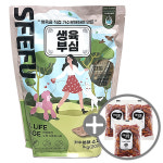 스페푸 생육부심 소프트 가수분해 사료 소고기 황태 1kg+버거100g 3개 : 펫포유